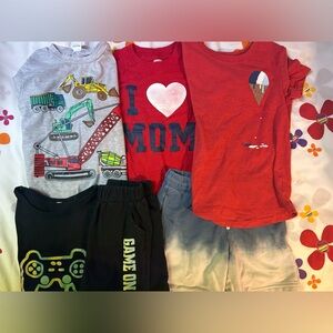 6 piece boys bundle size 4t
